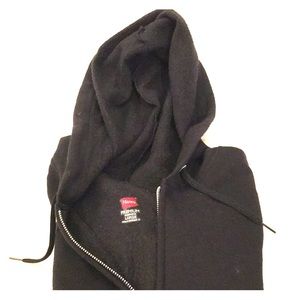 Large black hoodie